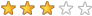 3つ星